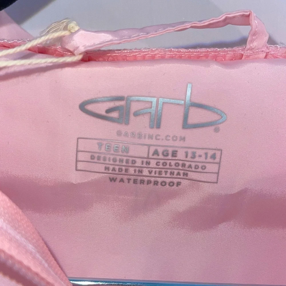 Garb Sutton Girls Rain Coat Pink Size Teen 13-14 NWT